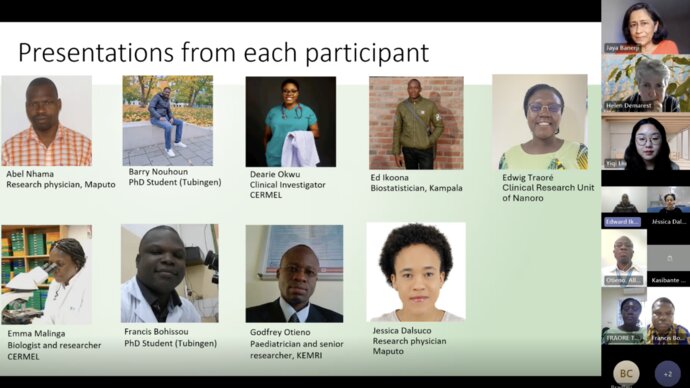 Communications training for malaria researchers